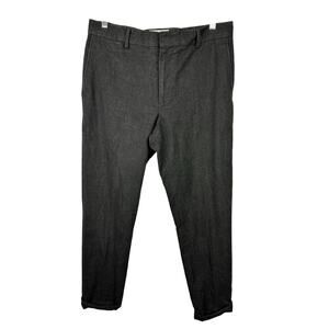 Reiss Womens size 32 Black Tapered Leg  Dress Career Pants